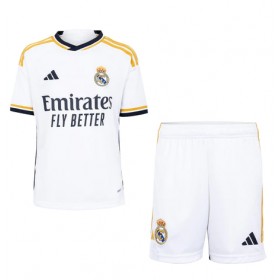 Real Madrid Hemmakläder Barn 2023-24 Kortärmad (+ Korta byxor)